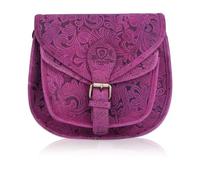 J. Wilson London Genuine Real Distressed Vintage Hunter Leather Handmade Women Ladies Unisex Flapover Festival Travel Crossover Shoulder Bag