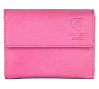 J. Wilson London Ladies RFID Safe Designer Soft Leather Purse Card Women Clutch Wallet with Zip Pocket Gift Boxed