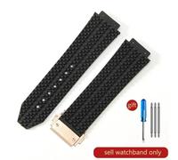 (J01-Black-Rose-Z2 24x17mm) For Hublot Yubo High Quality Silicone Waterproof Watch Strap Classic Fusion Big Bang Rubber Men's 26*19mm 24*17mm Accessories
