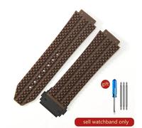(J01-Brown-Black-Z2 26x19mm) For Hublot Yubo High Quality Silicone Waterproof Watch Strap Classic Fusion Big Bang Rubber Men's 26*19mm 24*17mm Accessories