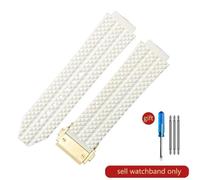 (J01-White-gold-Z2 26x19mm) For Hublot Yubo High Quality Silicone Waterproof Watch Strap Classic Fusion Big Bang Rubber Men's 26*19mm 24*17mm Accessories