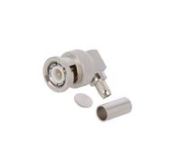 J01000A1257 Male BNC Male Plug with 90° Angle 50Ω B9907,RG58C/U PTFE TELEGARDEN