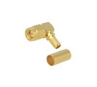 J01150A0081 Male SMA Male with 90° Angle 50Ω RG142,RG223,RG400 TELEGARDENS
