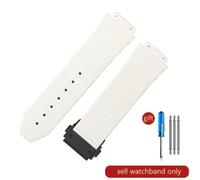 (J02-White-Black-Z2 26x19mm) For Hublot Yubo High Quality Silicone Waterproof Watch Strap Classic Fusion Big Bang Rubber Men's 26*19mm 24*17mm Accessories