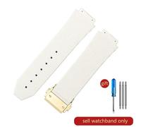 (J02-White-Gold-Z2 26x19mm) For Hublot Yubo High Quality Silicone Waterproof Watch Strap Classic Fusion Big Bang Rubber Men's 26*19mm 24*17mm Accessories