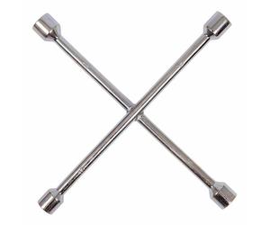J0400 Wheel Wrench 4 Way Cross 17mm 19mm 21mm 23mm Drop Forged Steel By Amtech