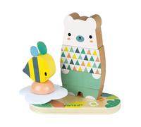 J05156 Bear, Multi-colord - Plush Soft Toy