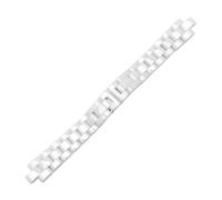 J12 ceramics wristband women's men's watch strap Fashion bracelet black and white watchbands 19mm
