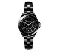 Chanel Womens Black H5695 J12 Ceramic and Steel Quartz Watch 1 Size