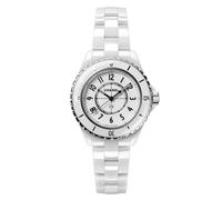 Chanel Womens White H5698 J12 Ceramic and Steel Quartz Watch 1 Size