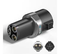 J1772 to Tesla Charger Adapter, Max 80A 280V Fast Charging for Tesla Model 3/Y/X/S, Chargers Connecting Seamlessly to SAE J1772 Charging Stations & Tesla Cars,Plug and Play