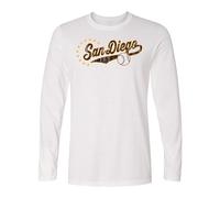 J2 Sport Men's & Women's Long Sleeve Baseball Shirt, White, M