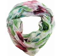 J26 Flower Mandala Colour Gradient Circle Silk Summer Loop Gradient Rainbow Silk Plain Round Scarf Tube Scarf Stole Scarf Lightweight 2025 New, Dotsh Green, 165 x 50cm