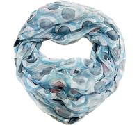 J26 Flower Mandala Colour Gradient Circle Silk Summer Loop Gradient Rainbow Silk Plain Round Scarf Tube Scarf Stole Scarf Lightweight 2025 New, Circle Turquoise, 165 x 50cm