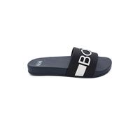 (J29274 849-5) Hugo Boss Kids Wear Logo Sliders Navy