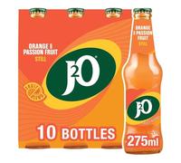 J2O Fruit Blend, Orange and Passion Fruit, 10 x 275ml