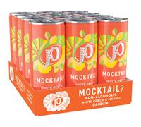 J2O Mocktail Peach and Mango Daiquiri, 250ml Can (Pack of 12)