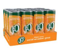 J2O Orange & Passion Fruit Juice, 250ml - Bright, Bold Flavor - 920501