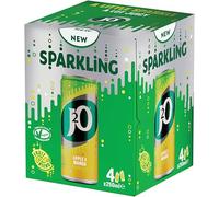 J2O Sparkling Apple & Mango 250ml Can (Pack of 4)