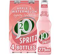 J2O Spritz Sparkling Juice, Apple and Watermelon, 275ml Bottle (Pack of 4)