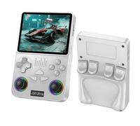 J36 Handheld Game Console, 3.5 Inch IPS Portable Retro Game Player with 3000mAh Battery, Support Double Play & Global Networking, Preloaded 400 Classic Arcade Games, Gift for Kids & Adults