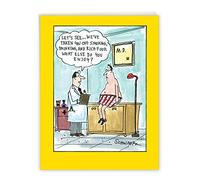 J4476 Jumbo Funny Get Well Card - 'What Else You Enjoy' with Envelope, Extra Large Size: 8.5'' x 11''