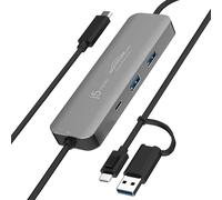 j5 create Wormhole Switch USB Type-C to Type-C & A USB Display Sharing Hub PC Link Hub for Windows