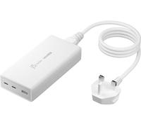 j5create JUP37185W 185W GaN PD 3.1 USB-C® 3-Port Charger-UK. Black