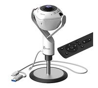 j5create 360 All Around AI-Powered Conference Room Camera | Speakerphone, Smart-Tracking, Auto-Framing, Include a Remote Control (JVU368)