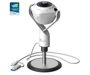j5create 360 All Around Webcam with Speakerphone See every angle, hear every word, 360° conferencing redefined with the j5create AI Webcam.