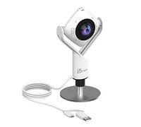 j5create 360 Degree All Around Meeting Webcam with 1080P HD High Fidelity Microphone for Conference, Online Classes, and Family Calls (JVCU360)