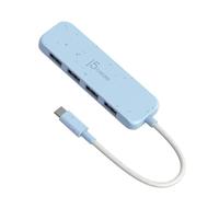 j5create 4-in-1 USB-C to 4-Port Type-A Hub(Eco-Friendly), 4 USB-A