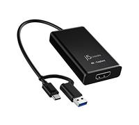 j5create 4K HDMI Video Capture Card, DSLR Cam Link, Game Capture Adapter | for Live Gaming, Broadcasting, Streaming, Video Conference | Support 4K30, 2K60, 1080p120 (JVA11)