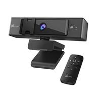 j5create 4K Ultra HD Webcam with 5X Digital Zoom, Privacy Cover