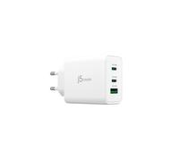 J5create 65w Gan Usb-c 3-port Charger in White J5create White