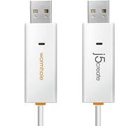 j5create Data, Keyboard, and Mouse Sharing/Transfer USB Cable Transfer Data Between Mac and Windows [Wormhole Switch] (JUC400)