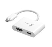j5create JCA152 USB-C® to 4K HDMI™ Adapter with Power Delivery, Black