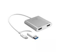j5create JCA365-N USB-C to Dual HDMI Multi-Monitor Adapter