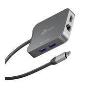 j5create JCD3191 4K60 Elite USB-C® Travel Adapter, Black