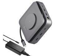 j5create JCD3199P USB-C® Dock Dual 4K HDMI™ with 140W GaN PD3.1 Power Adapter-UK, Black