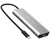 j5create USB4 Multi‑Port Hub JCD401 - Dual 4K - Silver