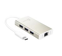 j5create USB-C® Multi-Adapter Gigabit Ethernet/USB™ 3.1 HUB