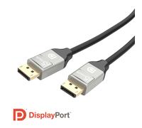 j5create JDC42 4K DisplayPort™ Cable. Black and Grey. 1.8 m