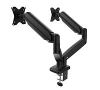 j5create JTSA102 Ergonomic Dual Monitor Mount, Black