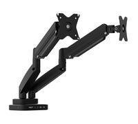 j5create JTSA302 Ergonomic Dual-Monitor Mount with Docking Station Black