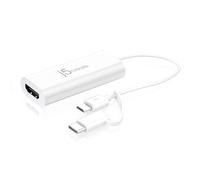 j5create JUA165C Android™ USB™ to HDMI™ Display Adapter, White