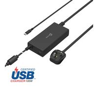 j5create JUP2290C 100W PD USB-C® Super Charger - UK, Black, includes 120cm cable