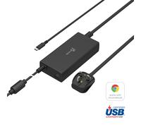 j5create JUP2290C-FN 100W PD USB-C® Super Charger - UK. Black. include