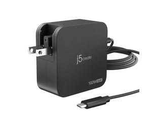 J5CREATE JUP25102 102W USB-C 2-Port Charger Powerful 102W dual USB-C GaN charger with smart power sharing, compact, efficient and perfect for charging