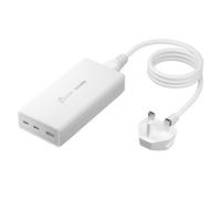j5create JUP37185W 185W GaN PD 3.1 USB-C® 3-Port Charger-UK. Black